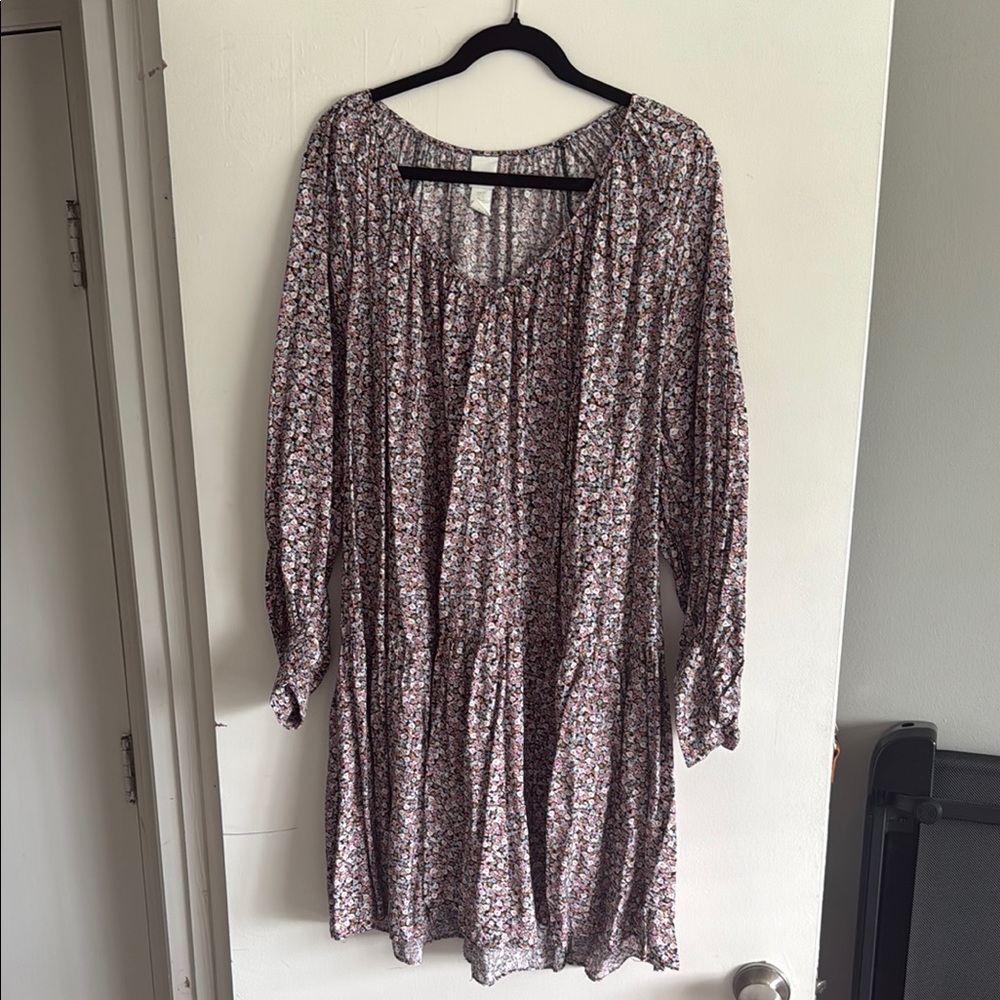 Floral Long Sleeve Dress